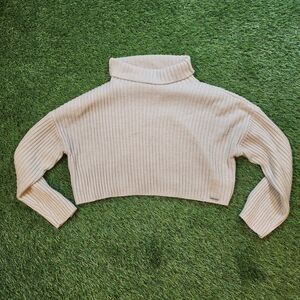 Vintage DKNY 00s Y2K Ribbed Knit Sweater in Cream great Condtion